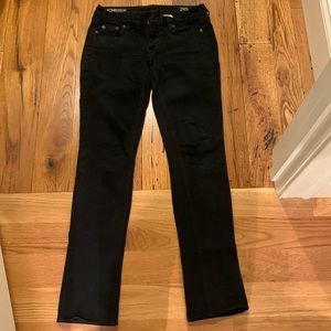 J. Crew Matchstick jean, black, 24S